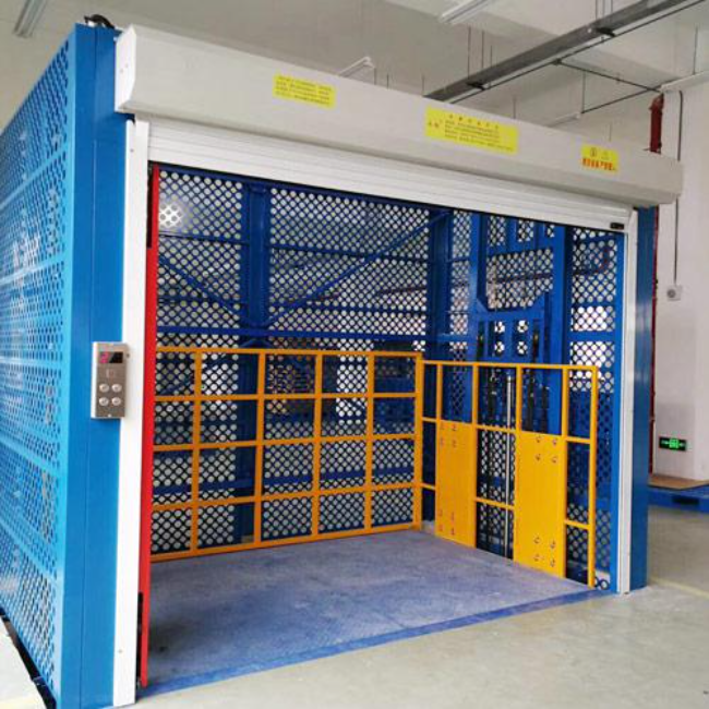 白山导轨式升降货梯