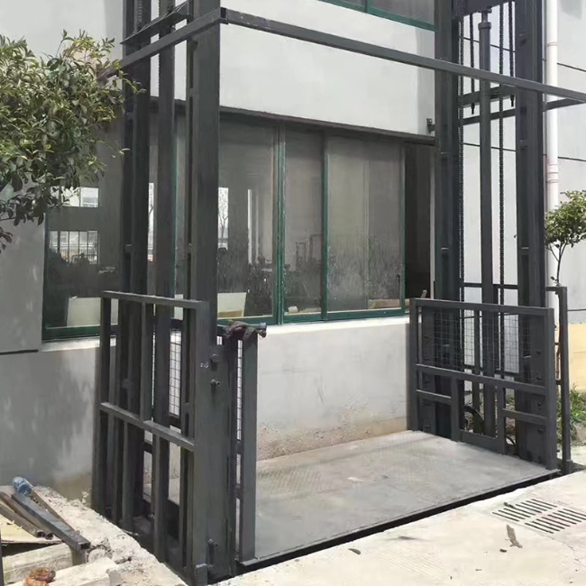 白山5吨室外升降货梯